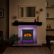 Load image into Gallery viewer, British Fires Cast Iron Hinton Electric Stove Black Edition Showroom Exclusive