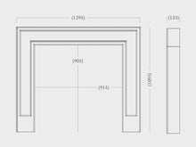 Load image into Gallery viewer, Capital 51" Allora Lilac Marble Mantel