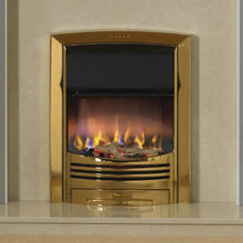 Load image into Gallery viewer, Dimplex Glencoe Optiflame Electric Fire in Brass