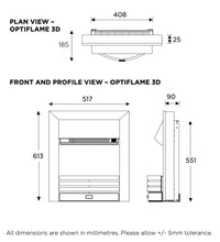Load image into Gallery viewer, Dimplex Lerwick Optiflame 3D Electric Inset Fire - Fireplaces | Gas | Electric | Hertford | Bishops Stortford | Essex