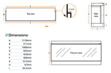 Load image into Gallery viewer, British Fires New Forest 1600 Electric Fire