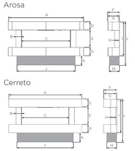 Load image into Gallery viewer, Gazco eStudio Arosa & Cerreto 140 Electric Fire Suites - Interstyle