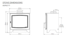 Load image into Gallery viewer, Parkray Aspect 7 Gas Stove - Interstyle