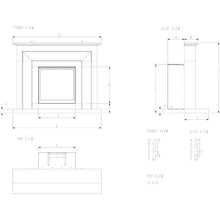 Load image into Gallery viewer, The Collection By Michael Miller Asencio Gas Fireplace Suite - Interstyle
