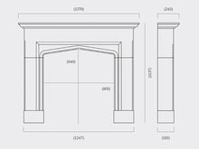 Load image into Gallery viewer, Capital 54" Astwick Corinthian Stone Mantel - Interstyle