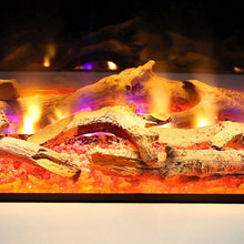 Load image into Gallery viewer, Celsi Ultiflame VR Aleesia Illumia Limestone Electric Fireplace Suite - Interstyle