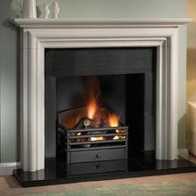 Load image into Gallery viewer, Capital 54" Colby Aegean Limestone Mantel - Interstyle
