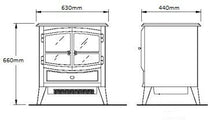 Load image into Gallery viewer, Dimplex Sunningdale Opti-V Electric Stove - Interstyle