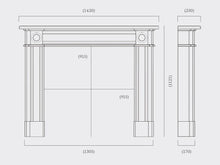Load image into Gallery viewer, Capital 56" Hogarth Carrara Marble Mantel - Interstyle