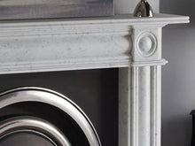 Load image into Gallery viewer, Capital 56" Hogarth Carrara Marble Mantel - Interstyle