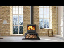 Load and play video in Gallery viewer, Hunter Herald Allure 07 Eco Design Ready Wood Burning Stove