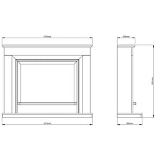 Load image into Gallery viewer, Elgin & Hall Arana 50" Pryzm Electric Fireplace Suite - Interstyle