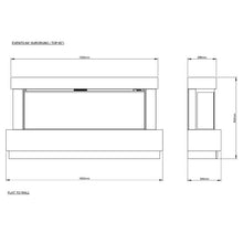 Load image into Gallery viewer, Elgin & Hall 49" (inches) Arteon 1250-3SL Electric Fireplace Suite - Interstyle