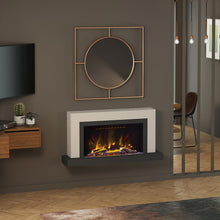 Load image into Gallery viewer, Elgin & Hall 47" Vardo Pryzm Electric Fire Suite Cashmere & Anthracite - Interstyle