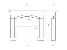Load image into Gallery viewer, Capital Swinford Portuguese Limestone Mantel - Interstyle