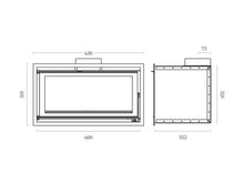 Load image into Gallery viewer, Tucana 600 Inset Wood Stove - Interstyle