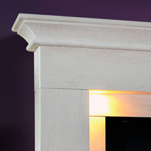 Load image into Gallery viewer, Celsi Ultiflame VR Aleesia Illumia Limestone Electric Fireplace Suite - Interstyle