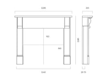 Load image into Gallery viewer, Capital 48" Wingfield Pine Mantel Solid Timber - Interstyle