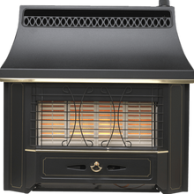 Load image into Gallery viewer, Valor Black Beauty Radiant Outset Gas Fire
