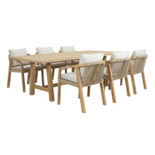 Load image into Gallery viewer, Kettler Cora Rope 6 Seater Dining Set
