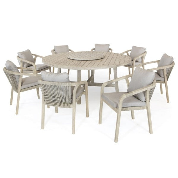 Kettler Cora 8 Seater Round Dining Set