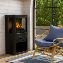 Load image into Gallery viewer, Dimplex Mapleton 100 Optimyst Electric Stove with Log Store
