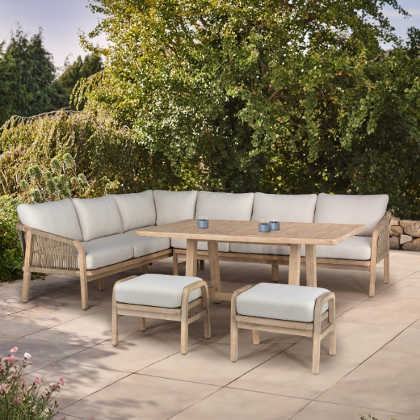 Kettler Cora Rope Corner Sofa Set Fireplaces Gas Electric