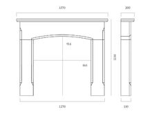 Load image into Gallery viewer, Capital 54&quot; Bellingham Corinthian Stone Mantel - Interstyle
