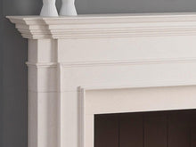 Load image into Gallery viewer, Capital 59&quot; The Clarence Aegean Limestone Mantel - Interstyle
