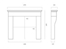 Load image into Gallery viewer, Capital 54&quot; Cottage Corinthian Stone Mantel - Interstyle
