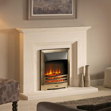 Load image into Gallery viewer, Capital 48&quot; The Dalton Fireplace Suite in Portuguese Limestone - Interstyle
