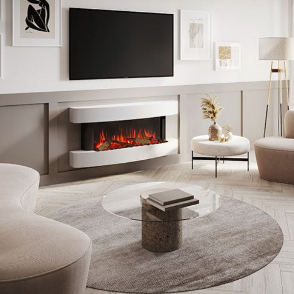 Gazco eStudio Arosa & Cerreto 140 Electric Fire Suites - Interstyle