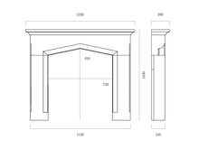 Load image into Gallery viewer, Capital Swinford Portuguese Limestone Mantel - Interstyle
