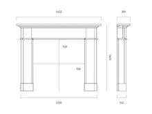 Load image into Gallery viewer, Capital 56&quot; Winterfold Timber Mantel - Interstyle
